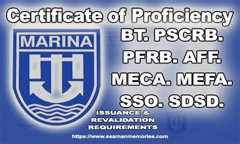 marina stcw requirements.